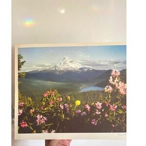 Vintage Photo Prints, Photography, Mt. Hood Retro Decor Portland Oregon
